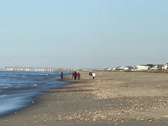 HB, looking west.