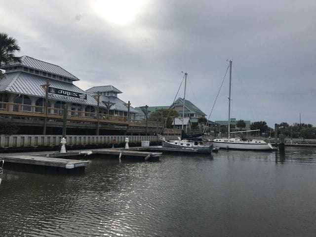 Bald Head Island marina.
