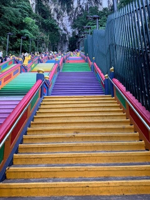 Starting the stairs...