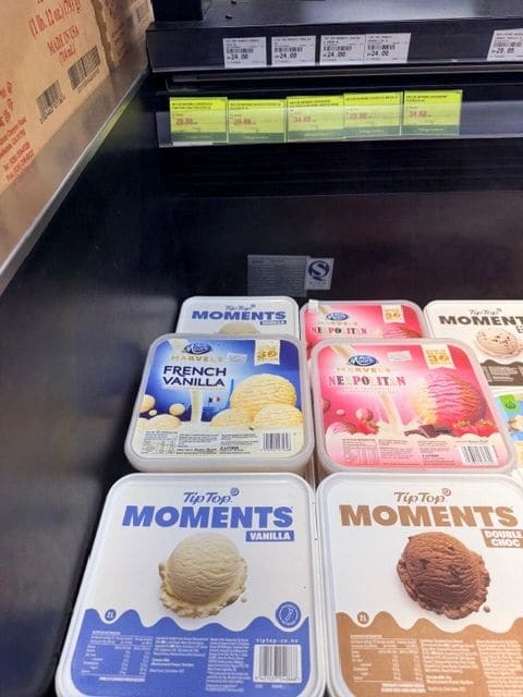 Ice cream $7.15 (going with the $29 tag)