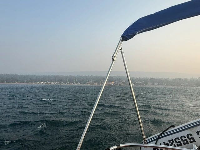 Leaving Grand Marais for Knife River - Windy conditions (for just the first hour or so).