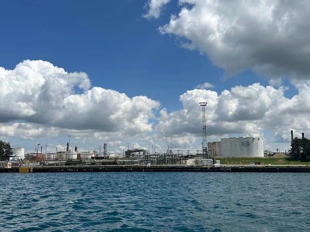 Along the St. Clair River ...