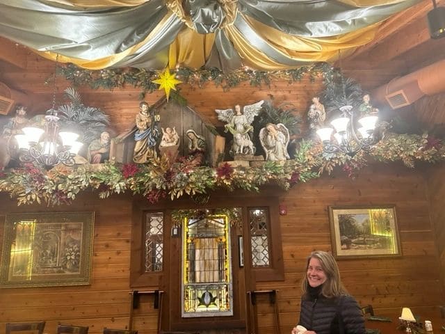 Nativity in the Crown Room at Patti's