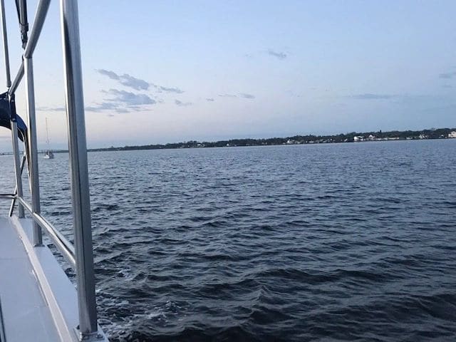 Leaving Halifax Lake anchorage (AKA Gift from God anchorage) for St. Augustine.