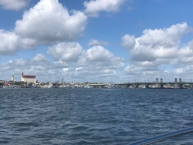 Coming to St. Augustine. Bridge of Lions bridge!