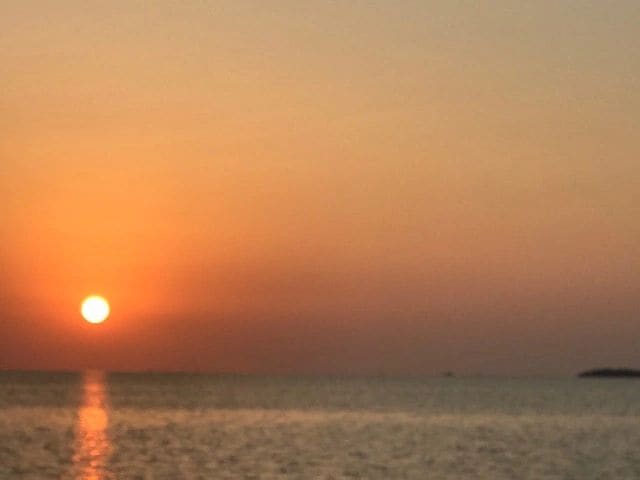 Sunset at Lignumvitae Key.