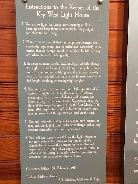 Rules for Lighthouse Keepers