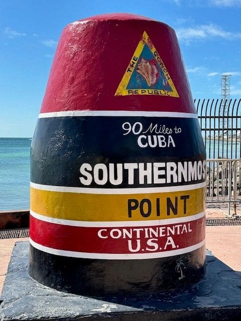 Buoy at the Southernmost Point in the contigous United States