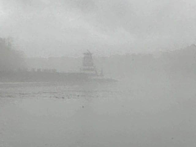A foggy morning