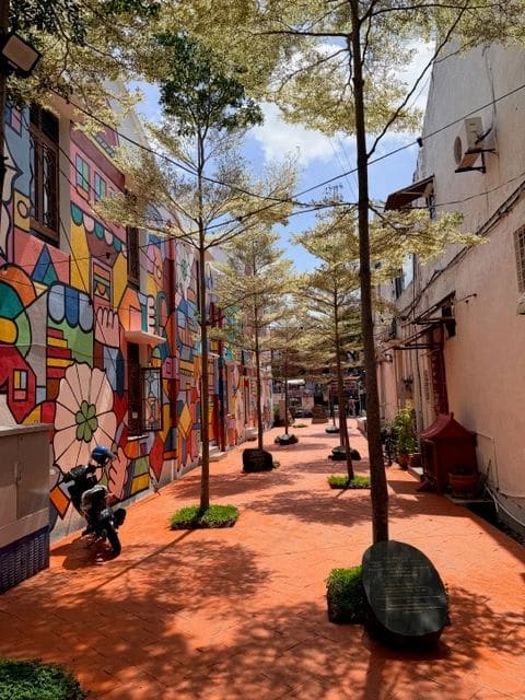 Colorful alley