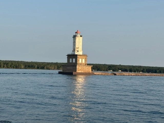 Portage Waterway marker.