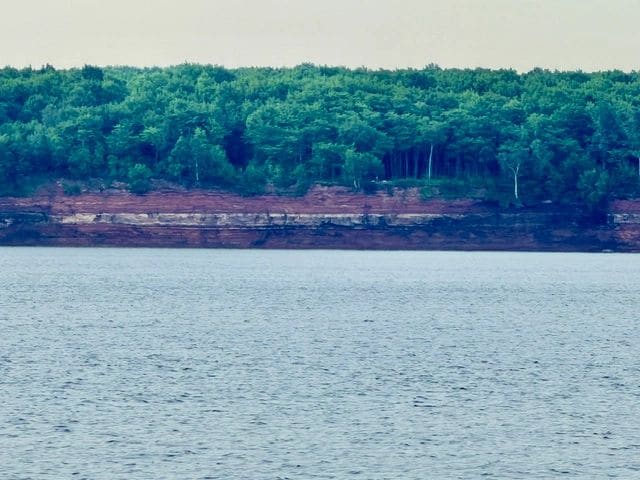 Coming in to Munising, Michigan.