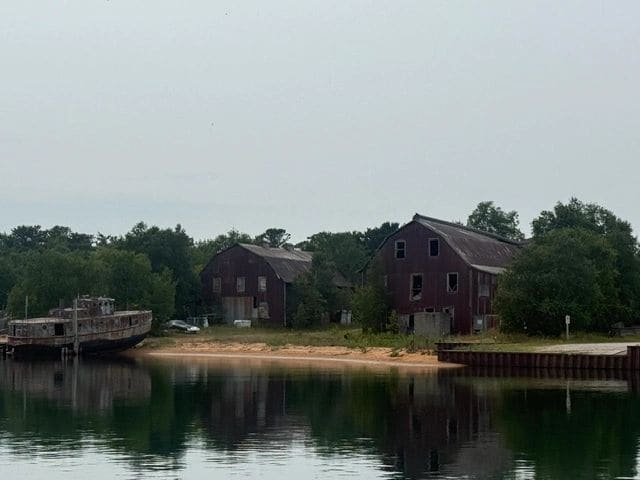 Whitefish Point marina -- not many amentities!