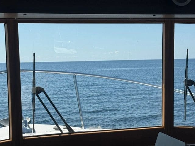 Entering Lake Huron. Another beautiful day.