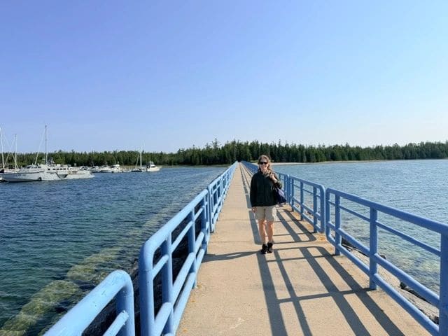 Walking around during our 2 day stay.