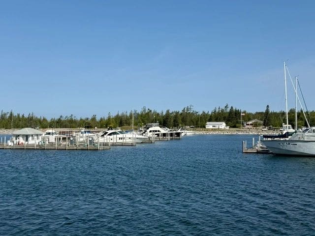 Coming in to Presque Isle Harbor.