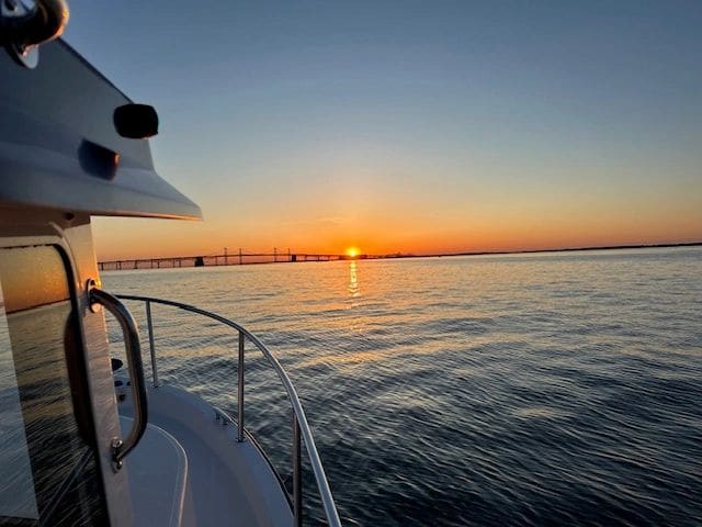 Leaving Annapolis, heading north, Chesapeake Bay Bridge
