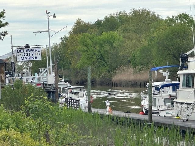 LT at the Delaware City Marina