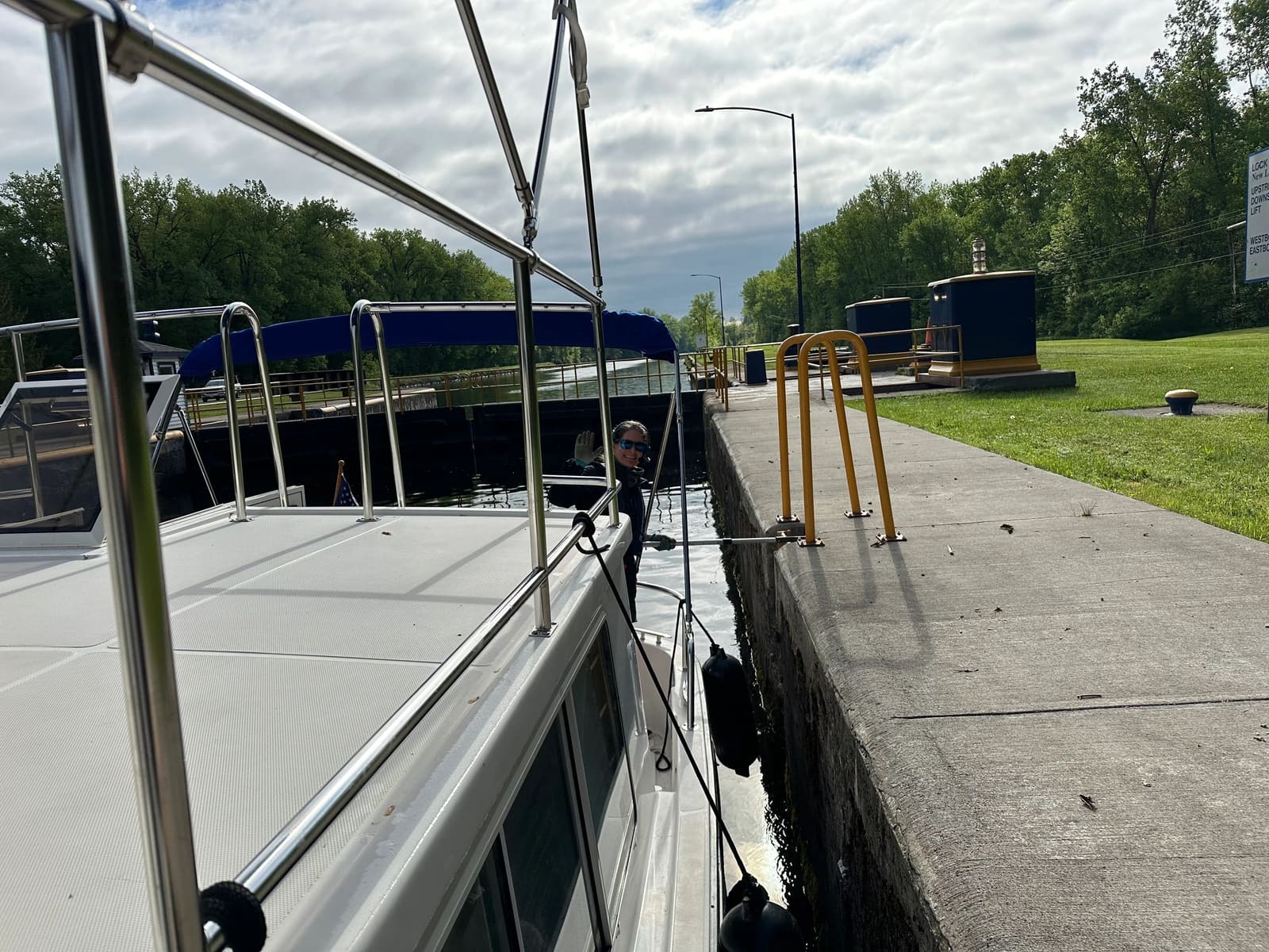 And done...by the end of the Erie Canal we no longer used headsets