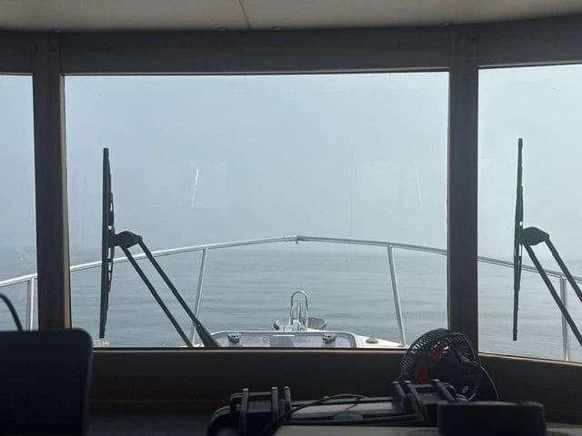 Madeline Island to Houghton - 12.6 hours of flat and foggy. I'll take flat over sporty any day!