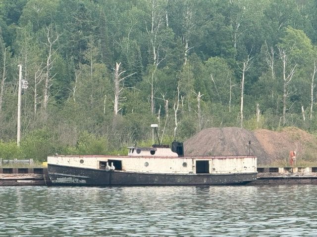 Old fishing boat